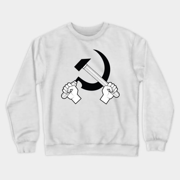 communist symbol Crewneck Sweatshirt by Tamie